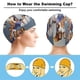 thumbnail image 3 of Anatomía según Grey Gorro de Natación de Licra, Gorro de Baño de Tela Cómoda, Gorro Elástico Antideslizante para Hombres, Mujeres y Niños, 3 of 6