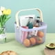 thumbnail image 4 of Canasto Organizador con Mango Madera de Bambú - Lila, 4 of 4