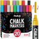 thumbnail image 1 of Marcadores de tiza Chalkola 20 Liquid para pizarra, lavables, 1 of 9