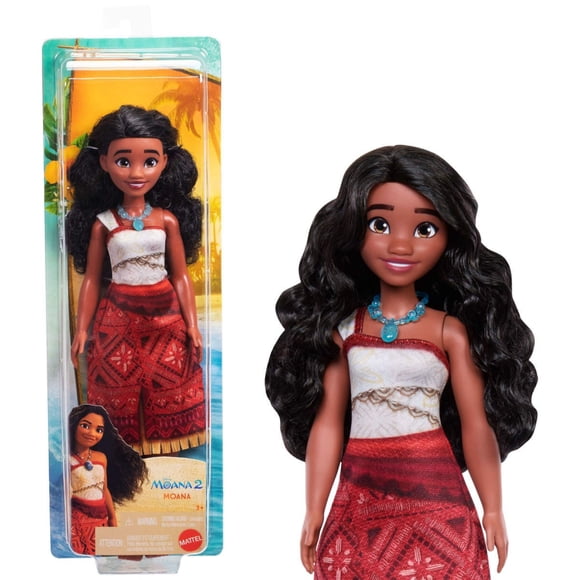 Muñeca Moana Disney Cabello Ondulado Articulada 3 años+