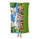 thumbnail image 3 of Cocomelon Toalla de playa de secado rápido con diseño temático, regalo para mujeres y niñas, ideal para cumpleaños, fans, amantes de la música, uso en la playa o al aire libre, 78 × 150 cm, 3 of 6