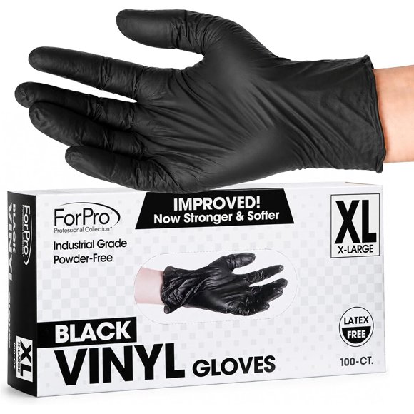 ForPro Professional Collection Unisex Adult Vinyl Gloves