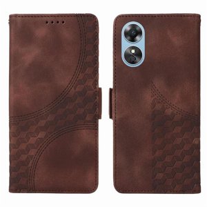 Carcasa Foxdock Oppo A17K De Cuero Pu, Diseño Acolchado Clásico, Protección Contra Caídas Y Rayones