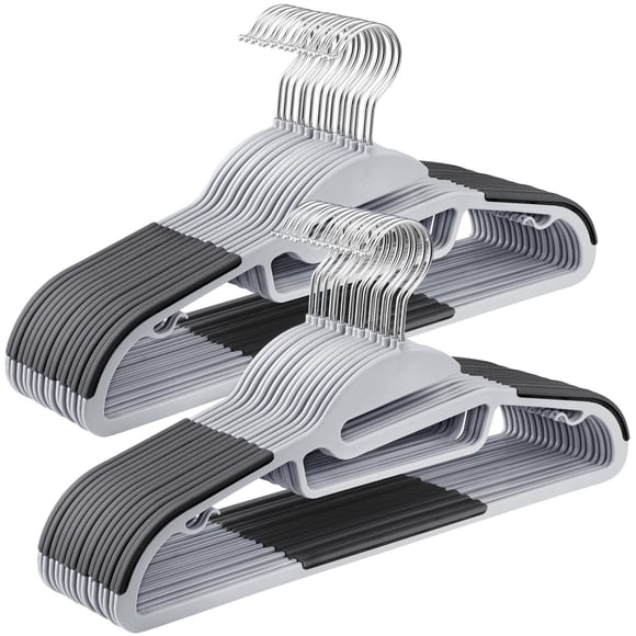 Percheros SONGMICS UCRP041G05 de plástico resistente, paquete de 30 unidades