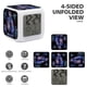 thumbnail image 3 of Escarabajo Azul Theme 7 Colors Alarm Clock Digital Led Alarm Clock Gifts For Kids Friends Family, 3 of 6