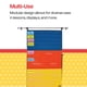 thumbnail image 4 of Organizador de bolsillos ajustable School Smart 60 x 34 cm, 4 of 6