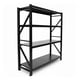 thumbnail image 1 of Estante Metálico Rack 200x200x60 Negro 800kg, 1 of 3