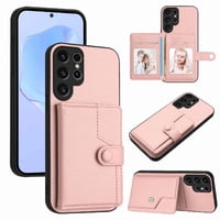 Foxdock Funda Para Samsung Galaxy S22 Ultra Con Bloqueo Rfid - Diseño Elegante Con Cierre De Botón