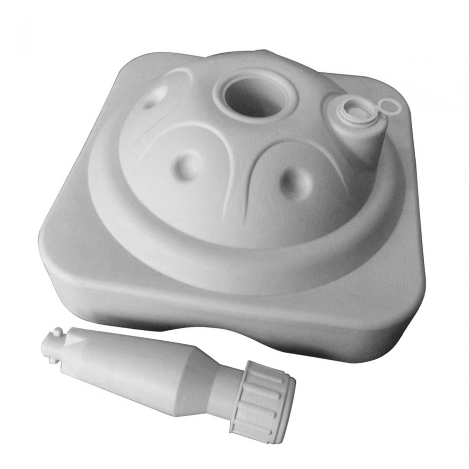 Magideal - Base De Paraguas Llena De Agua Soporte De Poste De Paraguas Capacidad De 10 Kg Soporte De Mercado Resistente Y Duradero Soporte De Paraguas Para Patio Blanco