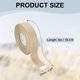 thumbnail image 2 of Uxcell Cinta de Calafateo, Cinta de Calafateo Autoadhesiva Protectores de Borde Impermeables para Accesorios de Baño Beige 16.4 ft, 2 of 7