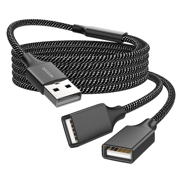 Cable divisor USB MOGOOD de 1 m USB‑A a 2 hembra