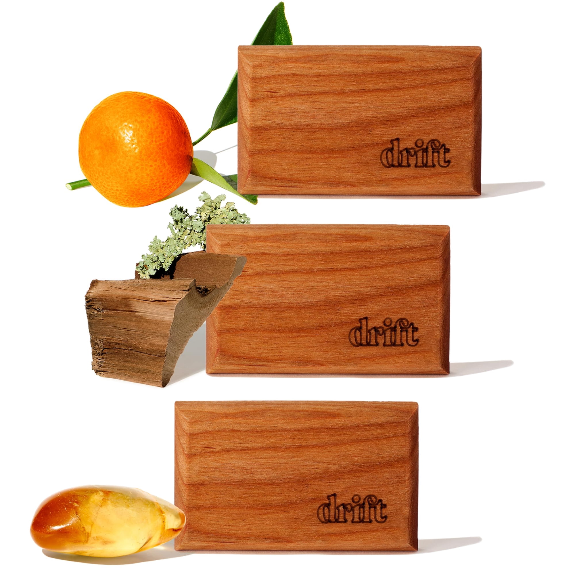 Ambientador Para Coche Drift The Original Wood Scent, Paquete De 3