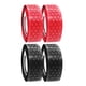 thumbnail image 3 of 2 Pares De Cintas De Envoltura De Agarre De Palo De Golf Pu Cuero Rojo Y Negro, 3 of 5