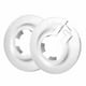 thumbnail image 1 of Roseta Cubre Fallas 3/4  Blanco 10 Unidades Dvp, 1 of 3