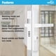 thumbnail image 3 of Cierre con cerrojo para pantalla y Storm Doors Wright Serenade, 3 of 6