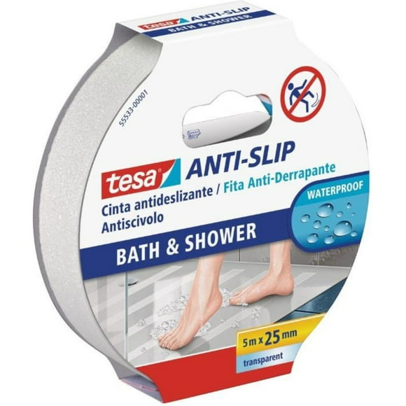 Cinta Antideslizante baño 5mx25mm