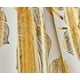 thumbnail image 5 of Paquete de 4 fundas de cojín decorativas con estampado dorado de hojas, 45 x 45 cm, para sofá, dormitorio, coche., 5 of 7