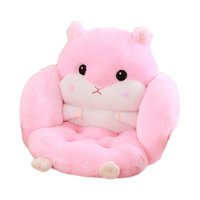 Magideal - Cojín De Asiento Para Hámster, Cojín De Animales, Oficina Suave Con Respaldo, Cojín De Asiento, Cojín De Silla Para Apartamento, Decoración Del Hogar, Rosa