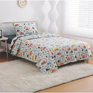 Genérico - Sabana Polar Infantil Autos 1.5 Plazas Doral