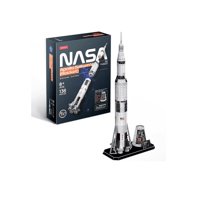 Genérico - Nasa Cohete Saturn V Armable Puzzle 3D 136 Piezas