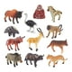 thumbnail image 3 of Juego de 12 modelos de animales de África, juguetes educativos, manualidades, regalos para niños y niñas, figuras de animales de simulación, juego de, 3 of 5