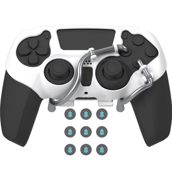 Adaptador de paddles EXknight para controlador PS5 blanco