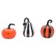 thumbnail image 1 of Decoración de calabaza artificial Gerson International, juego de 3, 1 of 9