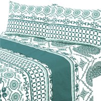 Mallorca - Juego De Sábanas T144 Plus King Marrakech Petróleo