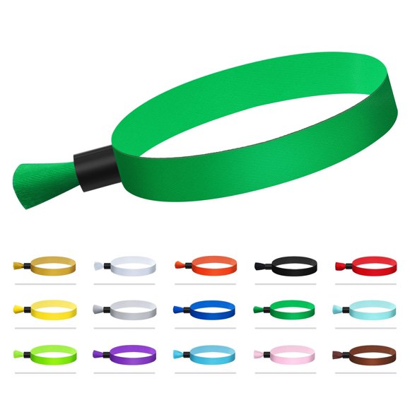Pulsera Comflora 100 piezas desechables verde