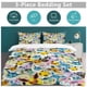 thumbnail image 5 of Eevee Bed Duvet Cover Funny Anime Cartoon Bedding Sets Lightweight 3 Piece Comforter Sets, 5 of 5