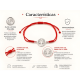 thumbnail image 2 of Pulsera hilo árbol vida plata 925 ajustable amuleto Rojo, 2 of 3