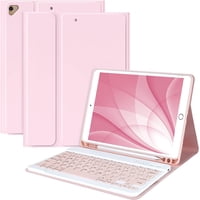 Vanan - Funda Con Teclado Para Ipad 10.2 Rosado