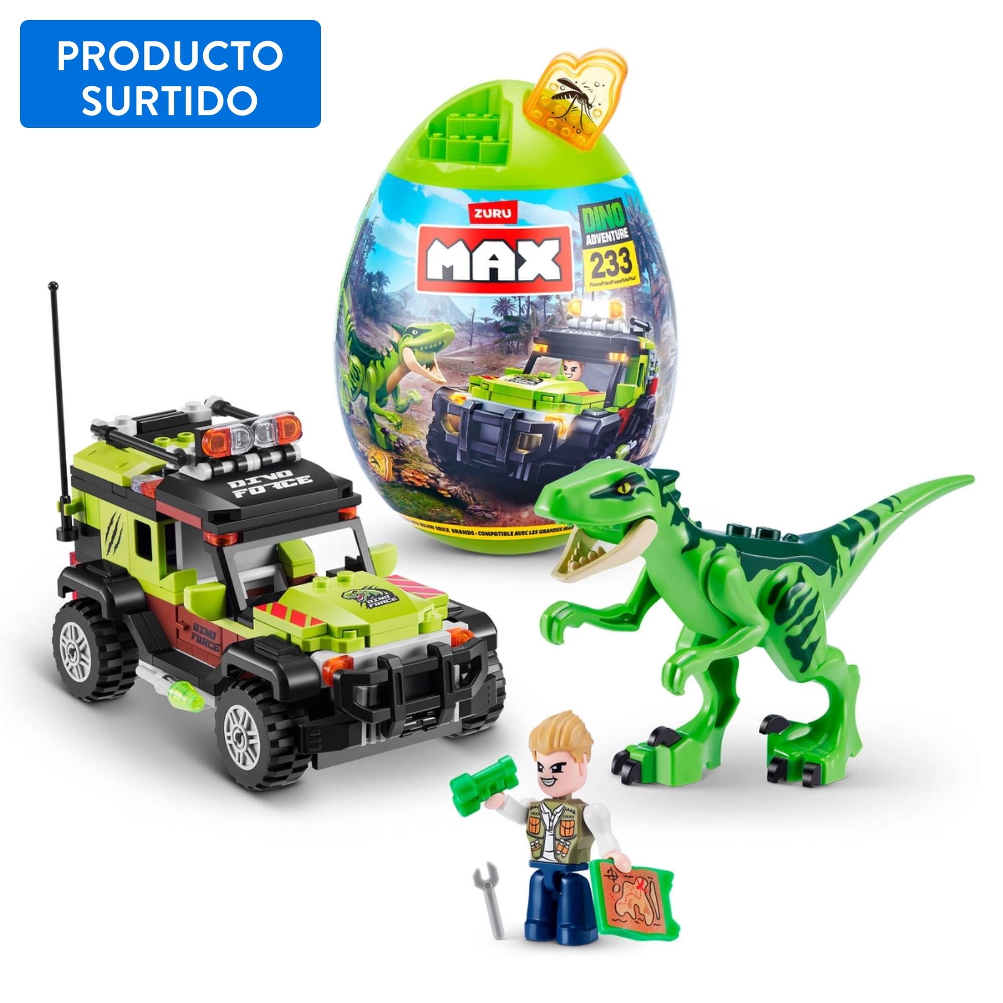 Huevo 233 Bloques Max Dino Escape