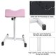 thumbnail image 2 of Taburete para pedicura CHAOEEMY con altura ajustable, color rosa, 2 of 5