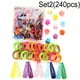 thumbnail image 1 of Colorful Hair Ties Set Hair Scrunchies For Girls Women, Elastic Ponytail Clips Holders Rubber Band For Hair, Traceless Hair Ropes Set Hair Elastics For Baby, 1 of 4