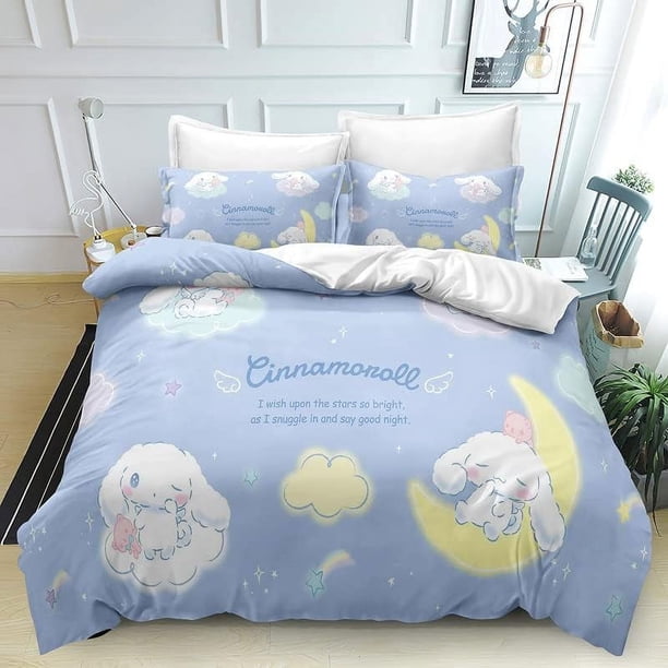 Quilt Cover with 3D Print Bedding Quilt Cover Set Bedding Set with Pillowcase Decor Bedspread Cover for Kid Teen