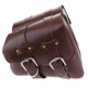 thumbnail image 1 of bolso de lado de la motocicleta universal bolsas de sillín tenedor bolsa de herramientas bolsa de almacenamiento de equipaje marrón, 1 of 5