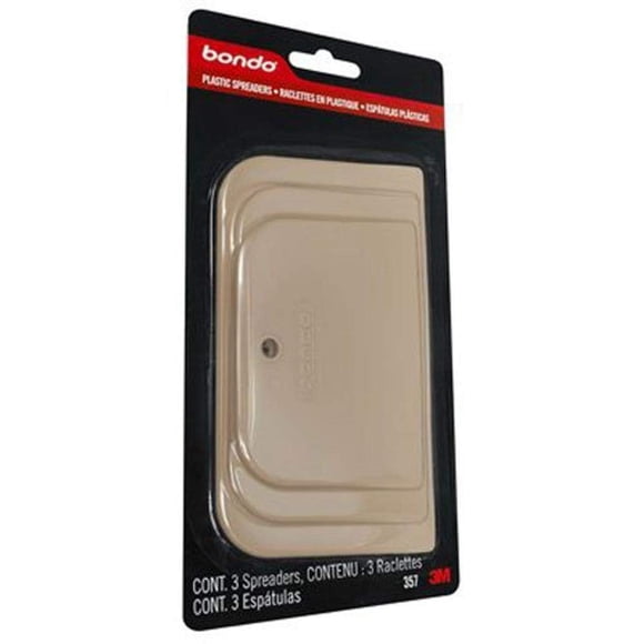 Spreader Bondo, paquete de 3 tamaños, 3M 00357, para masilla de relleno