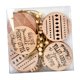 thumbnail image 4 of Colgante Hueco De Madera Para árbol De Navidad, 10 Uds., Con Cuerdas Para Decoración De Invierno, Redondo, 4 of 5