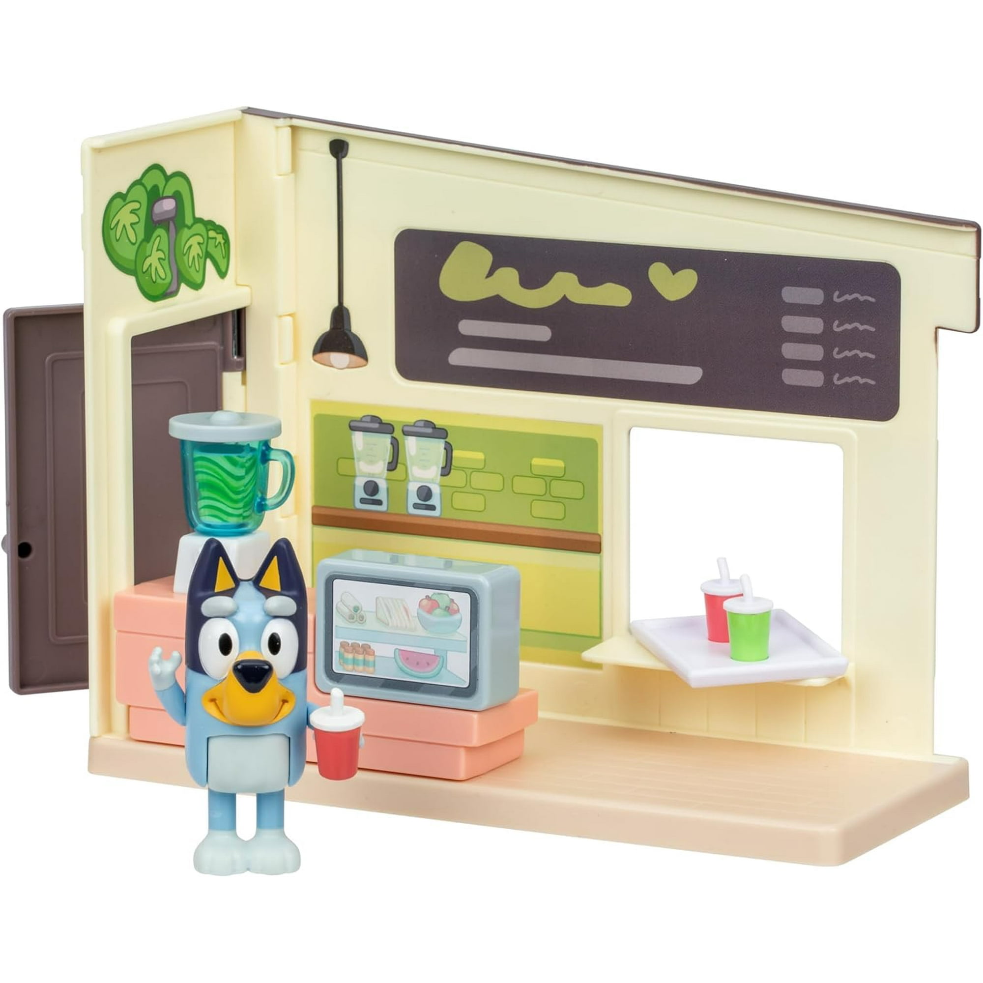 Jugobar Bluey Juice Bar De Toy Playset Con Figuras Para Niños De 3 A 5 Años