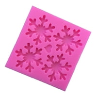 Genérico - Molde De Silicona Molde Copo Nieve Molde Fondant Copo Nieve