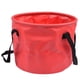thumbnail image 5 of Cubo de agua plegable al aire libre Portador a prueba de fugas Rojo 30L, 5 of 5