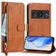 thumbnail image 1 of FOXDOCK Funda Tipo Cartera para Huawei Pura 70 Ultra Cuero PU con Cremallera y Correa de Muñeca, Ranuras para Tarjetas, Soporte Plegable, Cierre Magnético, 1 of 5