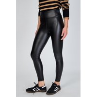 Calza Cuerina Gwen Con Forro En Micropolar Eclipse Negro L