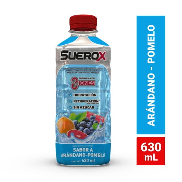 Bebida Hidratante Arándano Pomelo Botella, 630 ml