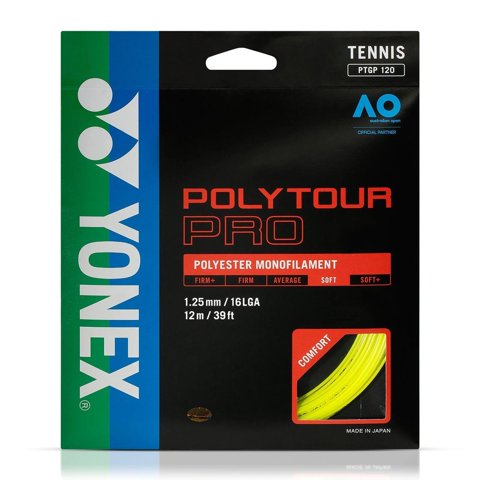 Cuerda Yonex Poly Tour Pro Amarillo 1.25 - 12M