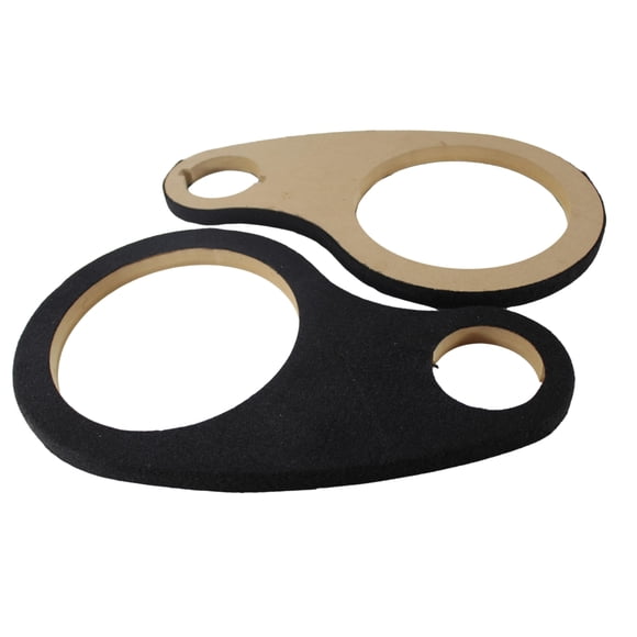 Anillo de madera alfombrada para altavoz de 8 pulgadas con tweeter de 2.875 pulgadas