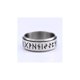 thumbnail image 3 of Anillo Runas Vikingo Titanio Giratoria Hombre Moda 2021, 3 of 3