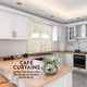 thumbnail image 2 of Cortinas de café de lino americano para cocina y baño (beige), 2 of 7