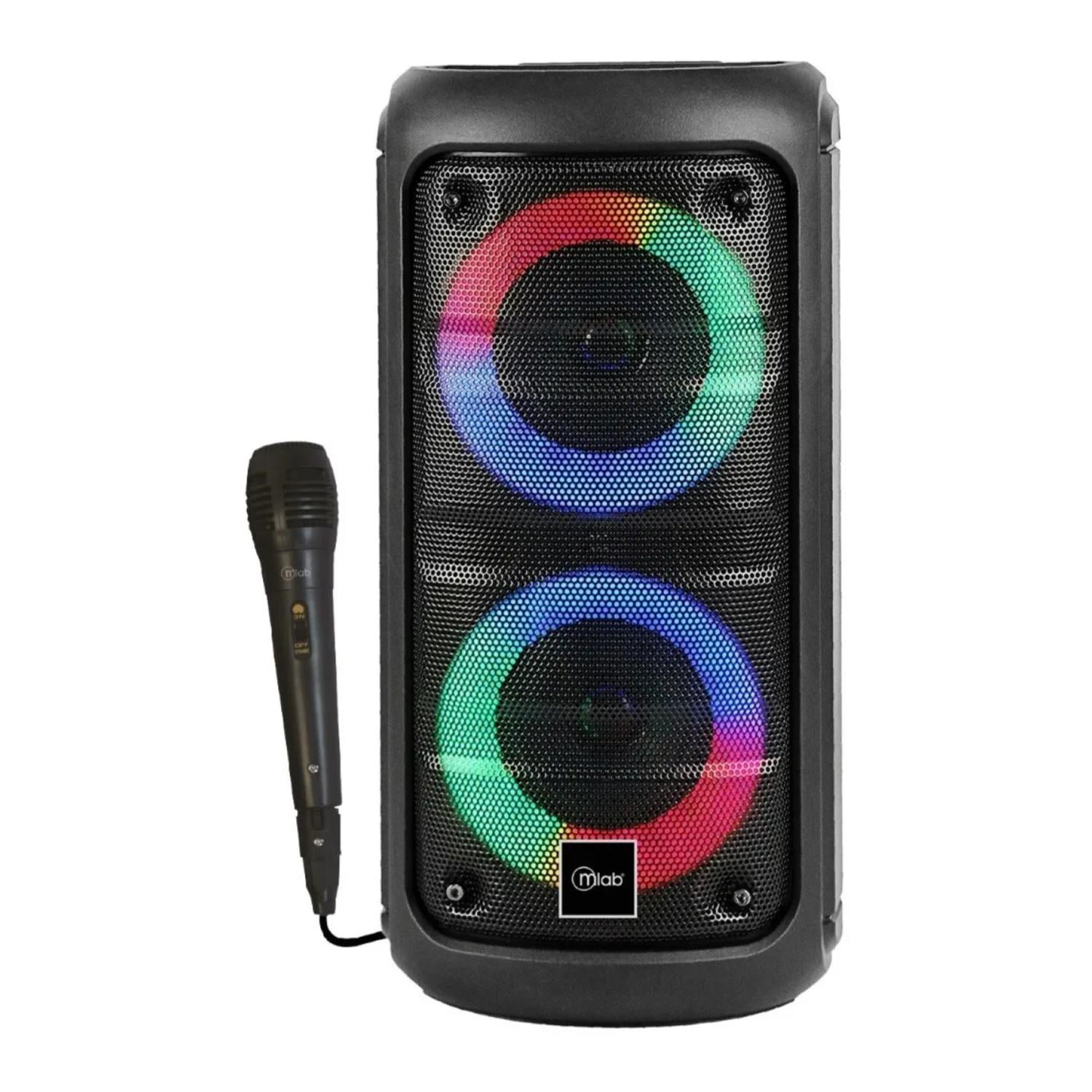 Mlab - Parlante Bluetooth Karaoke Tws 2000w Rgb Colorfell 9101